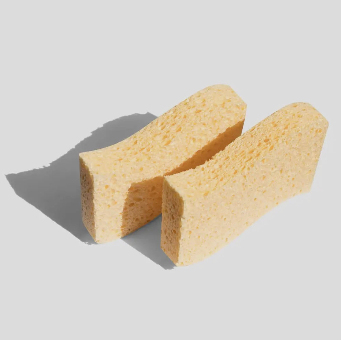 Pack of 2 Sponges for Dishes - Sustainable and Biodegradable Cleaning Solution