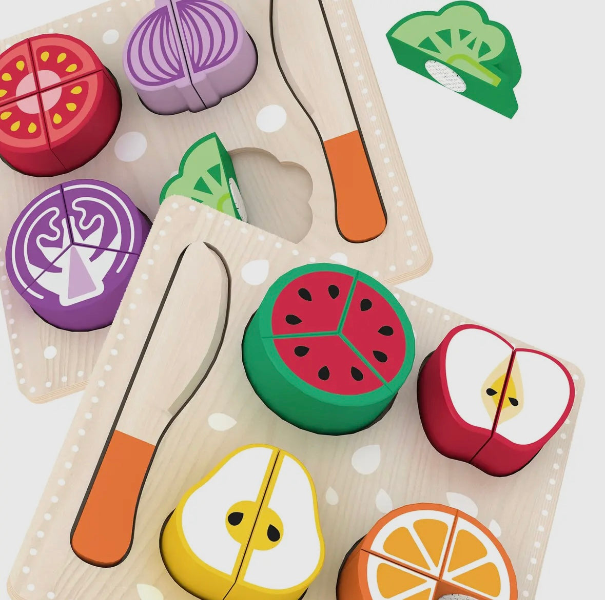 Fruits and Vegetables Puzzle Play set