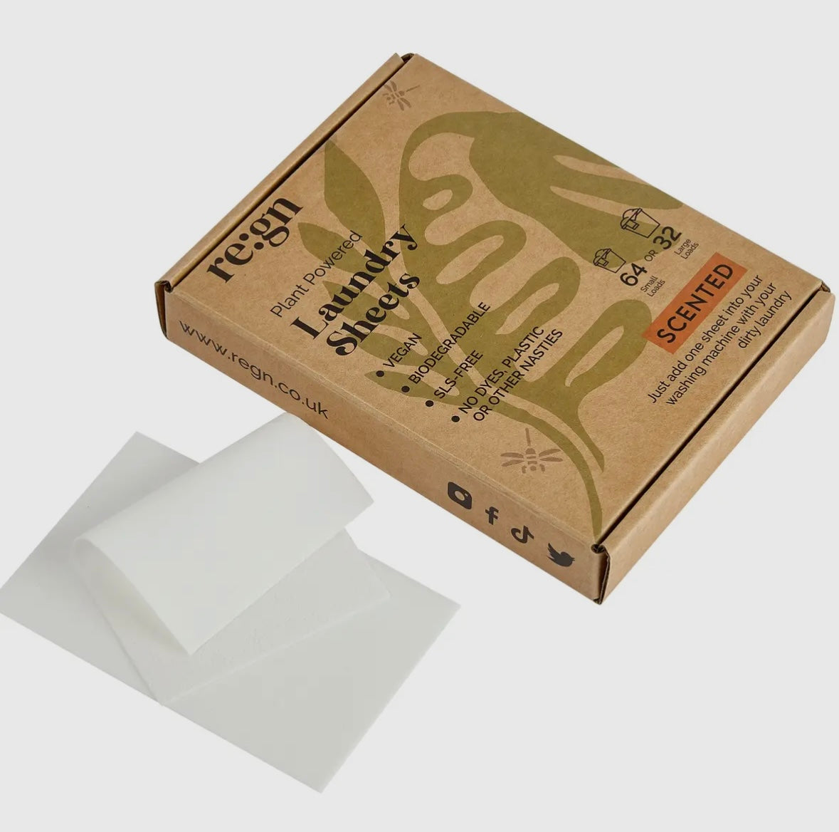 Eco-friendly laundry detergent sheets with natural ingredients, perfect for an eco wash