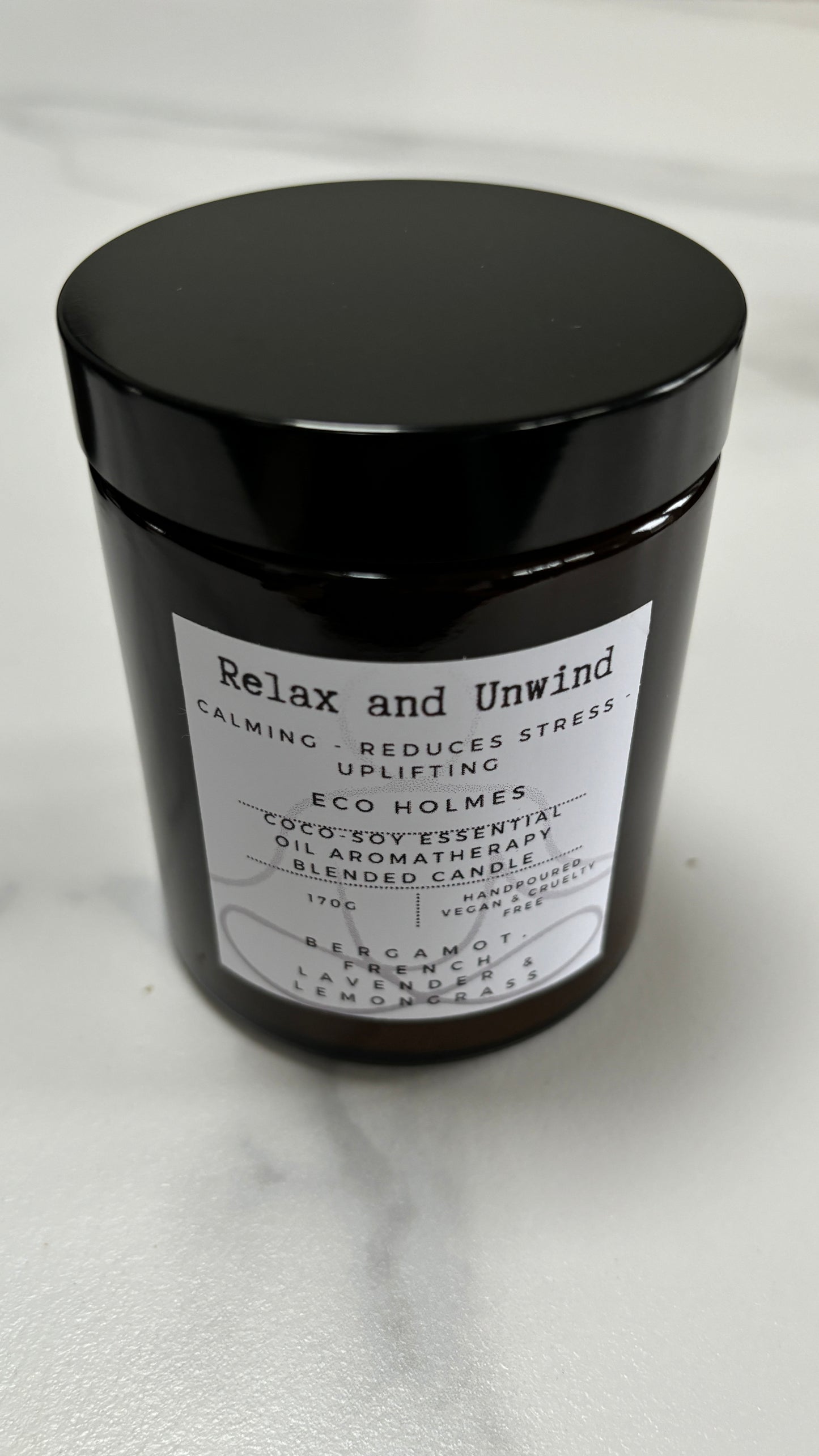 Aromatherapy Essential Blend Candle Relax and Unwind